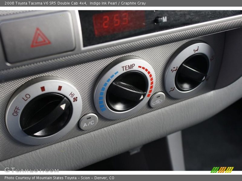 Indigo Ink Pearl / Graphite Gray 2008 Toyota Tacoma V6 SR5 Double Cab 4x4