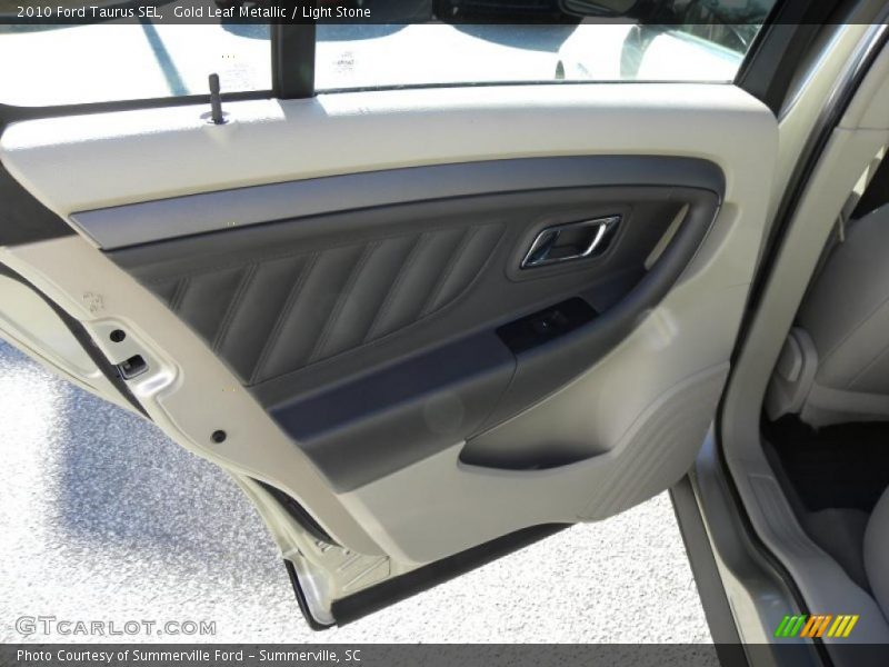 Gold Leaf Metallic / Light Stone 2010 Ford Taurus SEL