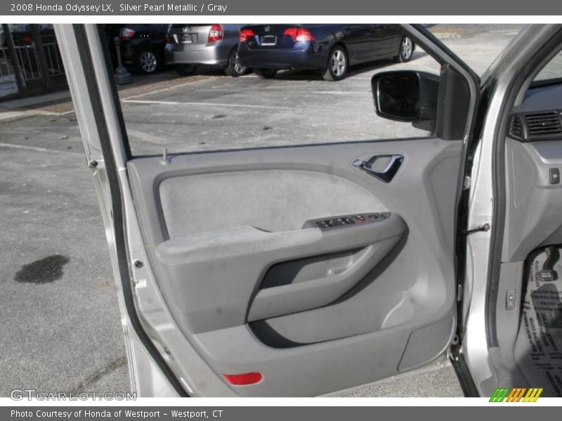Silver Pearl Metallic / Gray 2008 Honda Odyssey LX