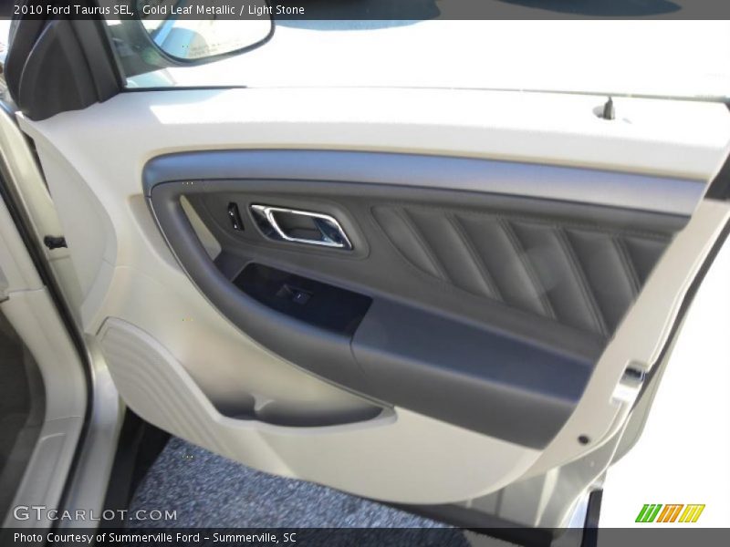 Gold Leaf Metallic / Light Stone 2010 Ford Taurus SEL