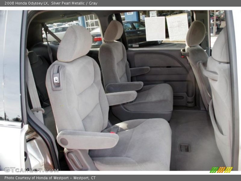 Silver Pearl Metallic / Gray 2008 Honda Odyssey LX