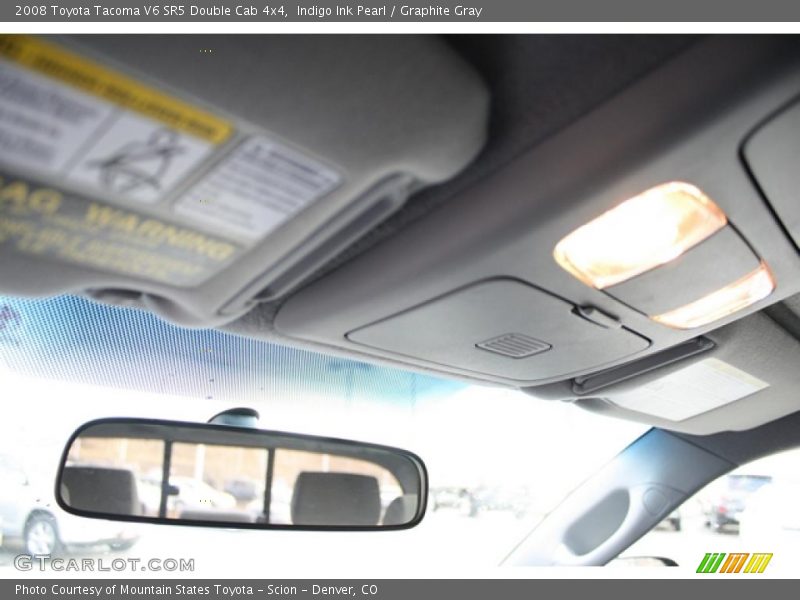 Indigo Ink Pearl / Graphite Gray 2008 Toyota Tacoma V6 SR5 Double Cab 4x4