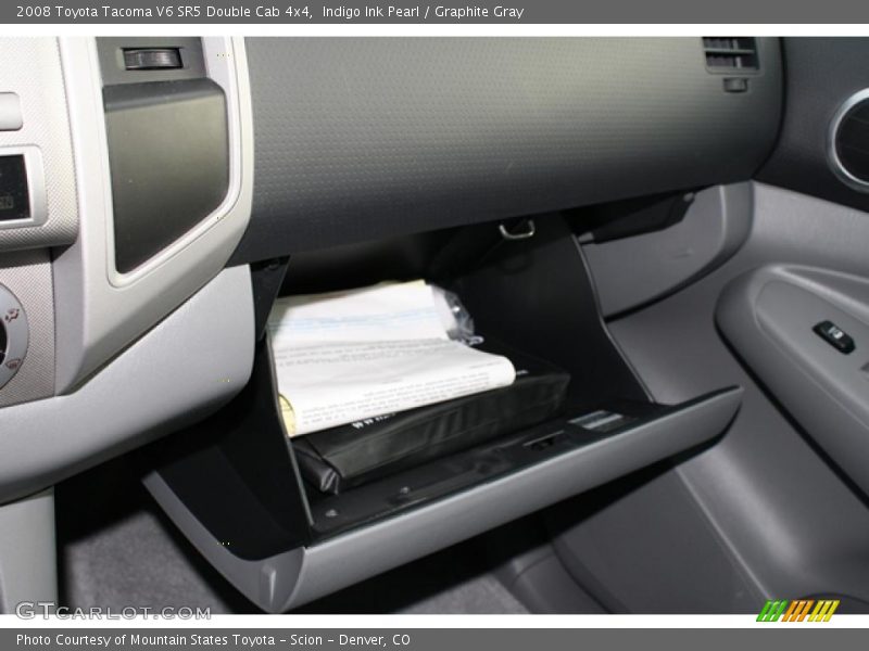 Indigo Ink Pearl / Graphite Gray 2008 Toyota Tacoma V6 SR5 Double Cab 4x4