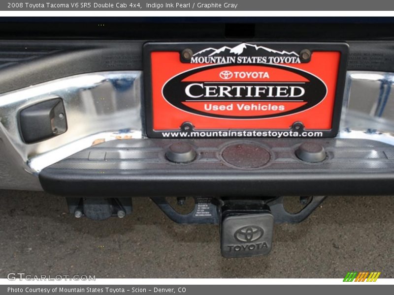 Indigo Ink Pearl / Graphite Gray 2008 Toyota Tacoma V6 SR5 Double Cab 4x4