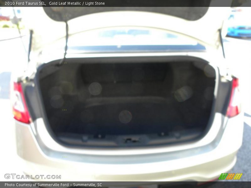 Gold Leaf Metallic / Light Stone 2010 Ford Taurus SEL