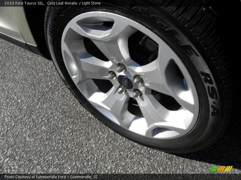 Gold Leaf Metallic / Light Stone 2010 Ford Taurus SEL