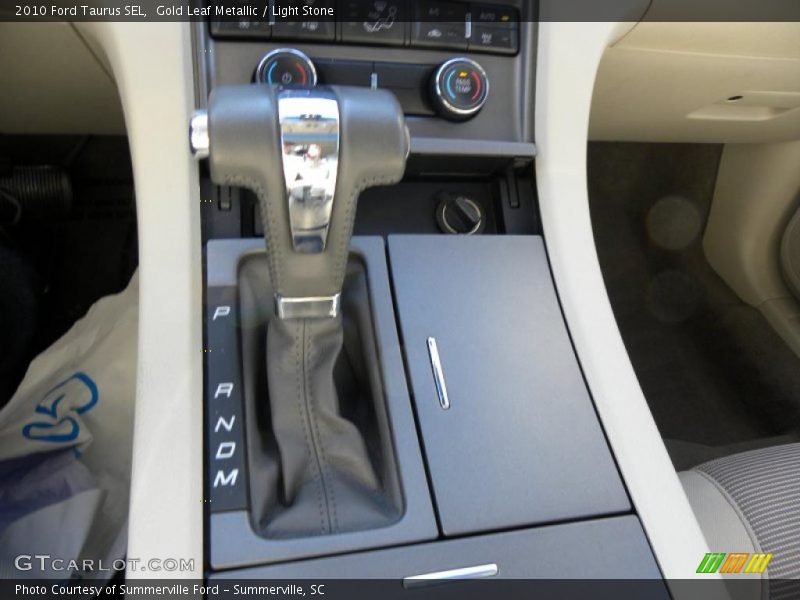 Gold Leaf Metallic / Light Stone 2010 Ford Taurus SEL