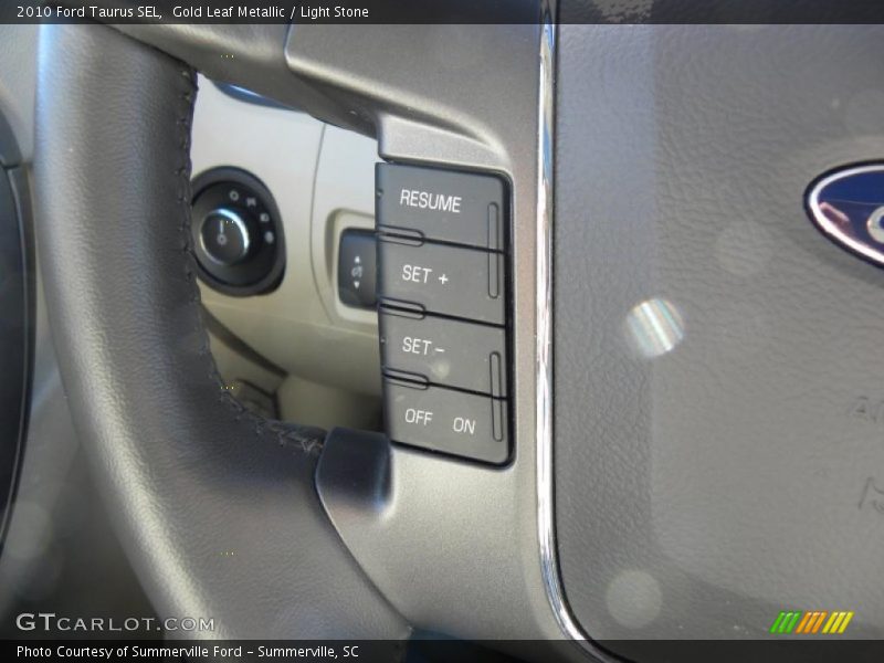 Gold Leaf Metallic / Light Stone 2010 Ford Taurus SEL
