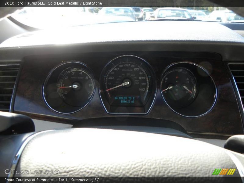 Gold Leaf Metallic / Light Stone 2010 Ford Taurus SEL