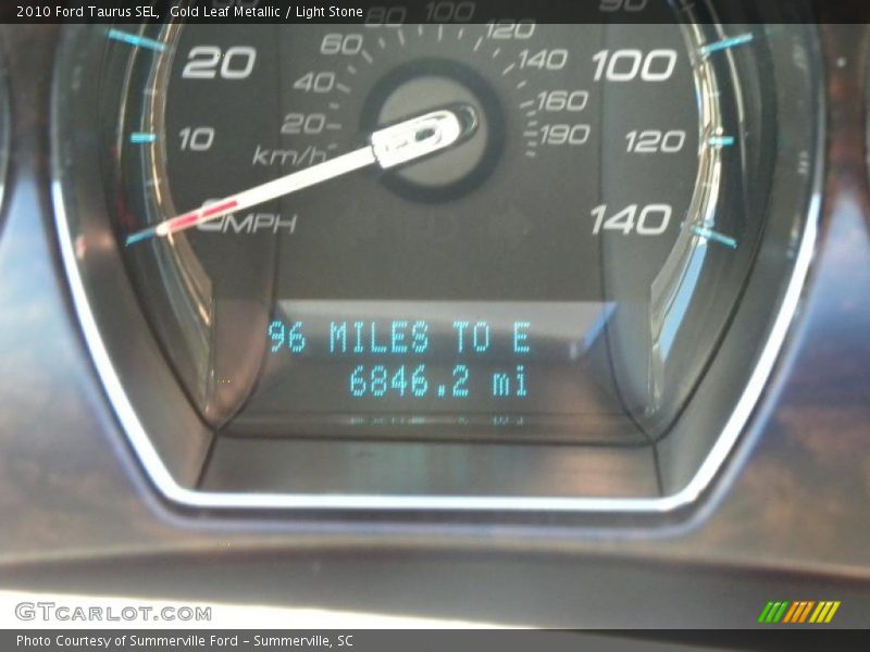 Gold Leaf Metallic / Light Stone 2010 Ford Taurus SEL