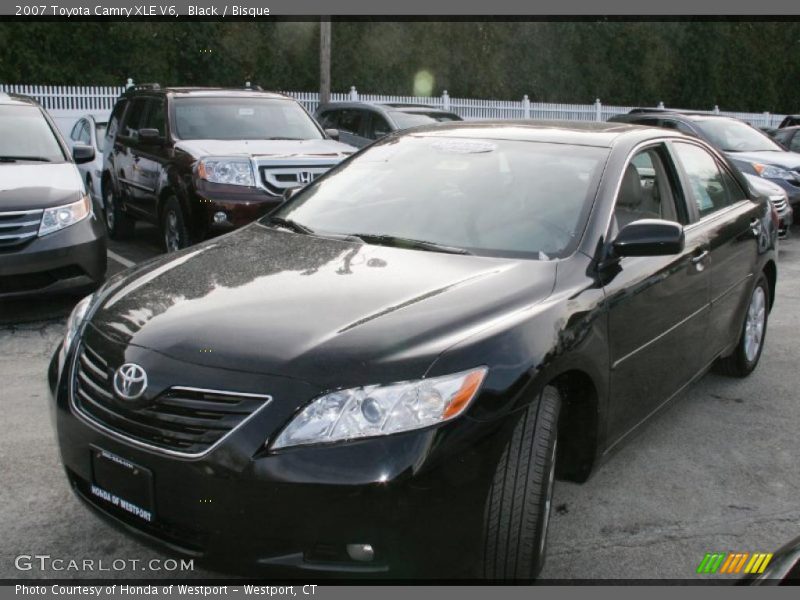 Black / Bisque 2007 Toyota Camry XLE V6