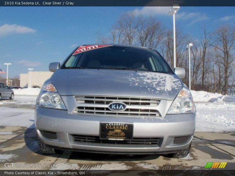 Clear Silver / Gray 2010 Kia Sedona LX