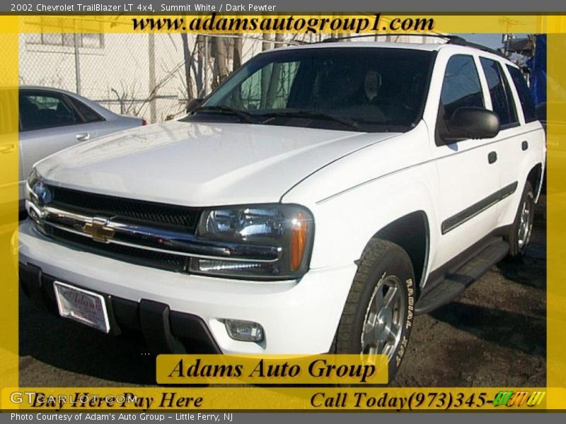 Summit White / Dark Pewter 2002 Chevrolet TrailBlazer LT 4x4