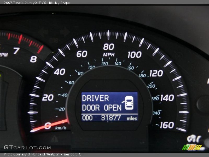 Black / Bisque 2007 Toyota Camry XLE V6