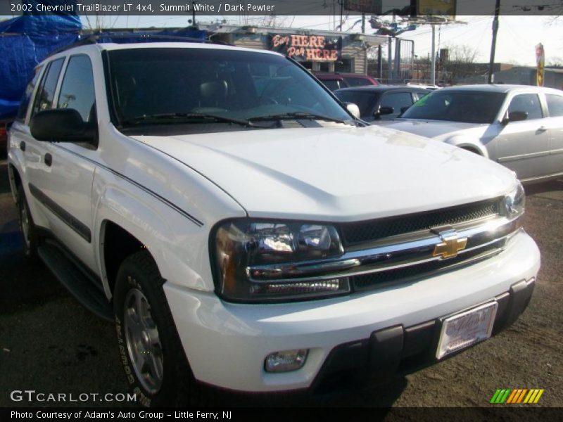 Summit White / Dark Pewter 2002 Chevrolet TrailBlazer LT 4x4