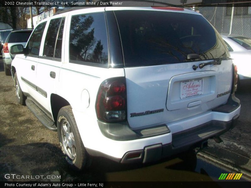 Summit White / Dark Pewter 2002 Chevrolet TrailBlazer LT 4x4