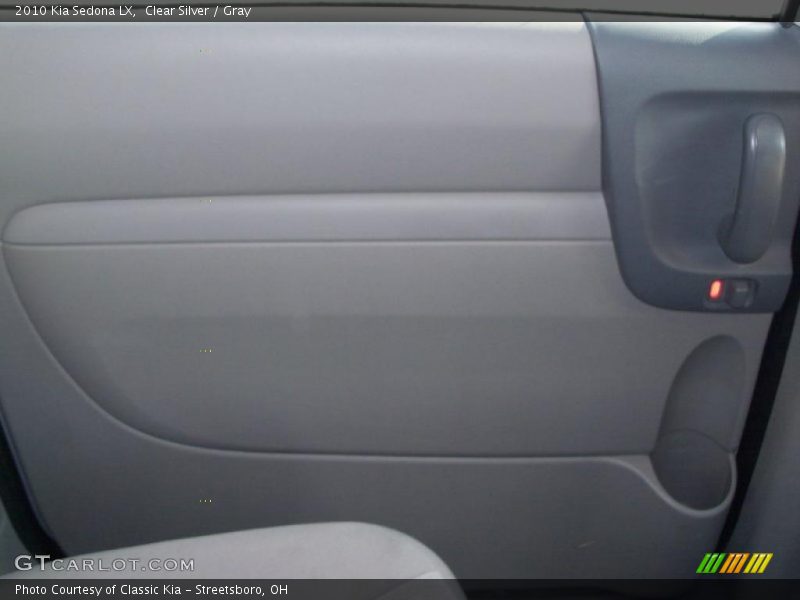 Clear Silver / Gray 2010 Kia Sedona LX