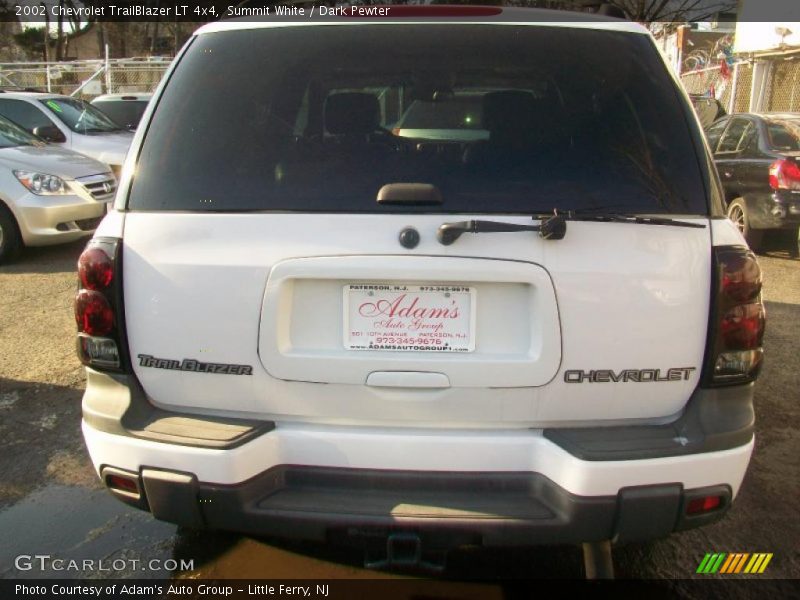 Summit White / Dark Pewter 2002 Chevrolet TrailBlazer LT 4x4