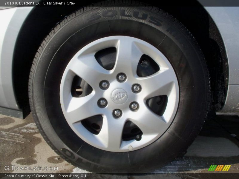 Clear Silver / Gray 2010 Kia Sedona LX