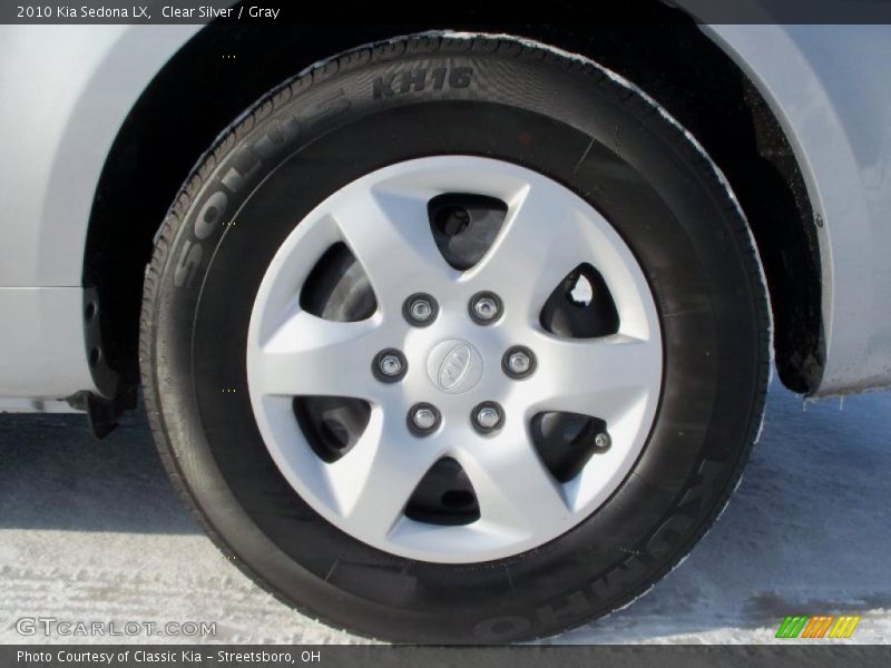 Clear Silver / Gray 2010 Kia Sedona LX