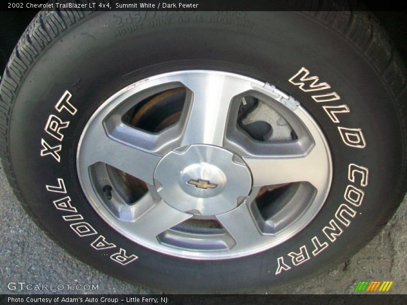 Summit White / Dark Pewter 2002 Chevrolet TrailBlazer LT 4x4