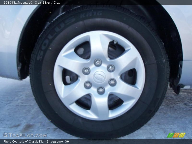 Clear Silver / Gray 2010 Kia Sedona LX