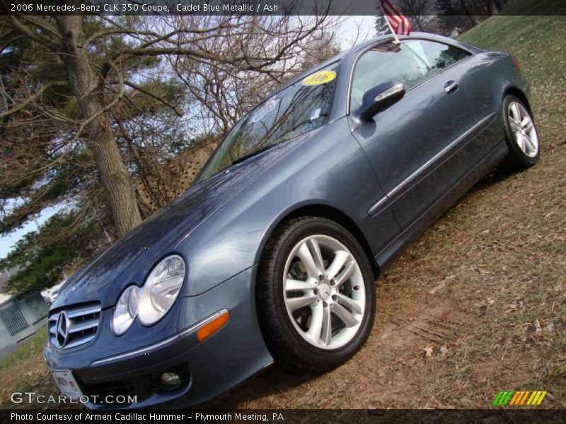 Cadet Blue Metallic / Ash 2006 Mercedes-Benz CLK 350 Coupe