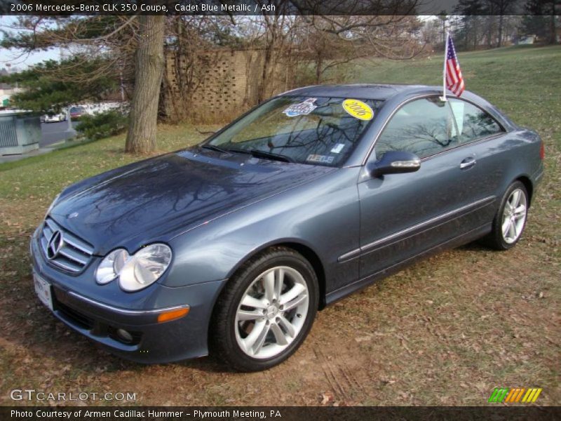 Cadet Blue Metallic / Ash 2006 Mercedes-Benz CLK 350 Coupe