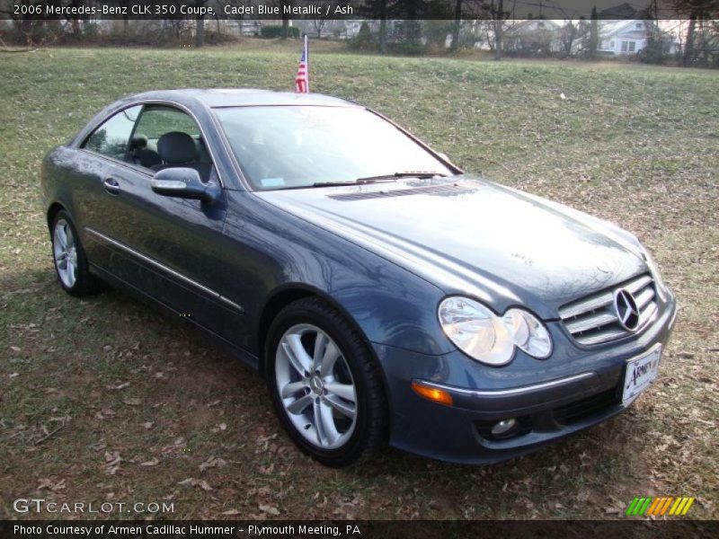 Cadet Blue Metallic / Ash 2006 Mercedes-Benz CLK 350 Coupe