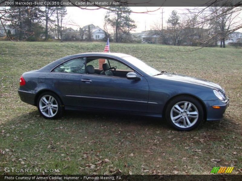 Cadet Blue Metallic / Ash 2006 Mercedes-Benz CLK 350 Coupe