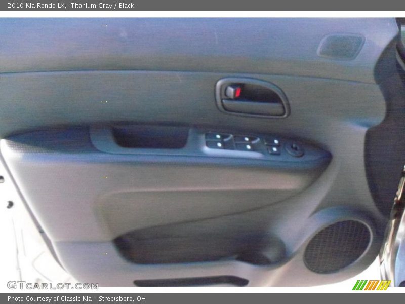 Titanium Gray / Black 2010 Kia Rondo LX