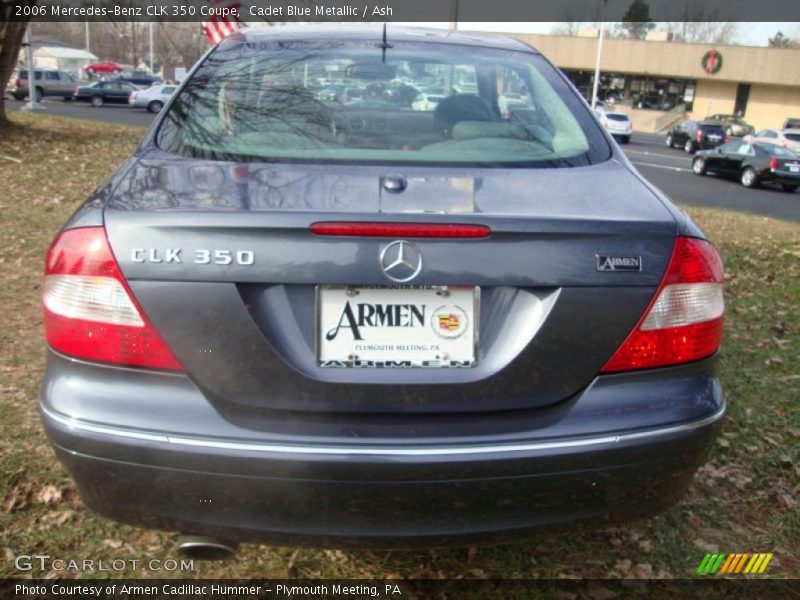Cadet Blue Metallic / Ash 2006 Mercedes-Benz CLK 350 Coupe
