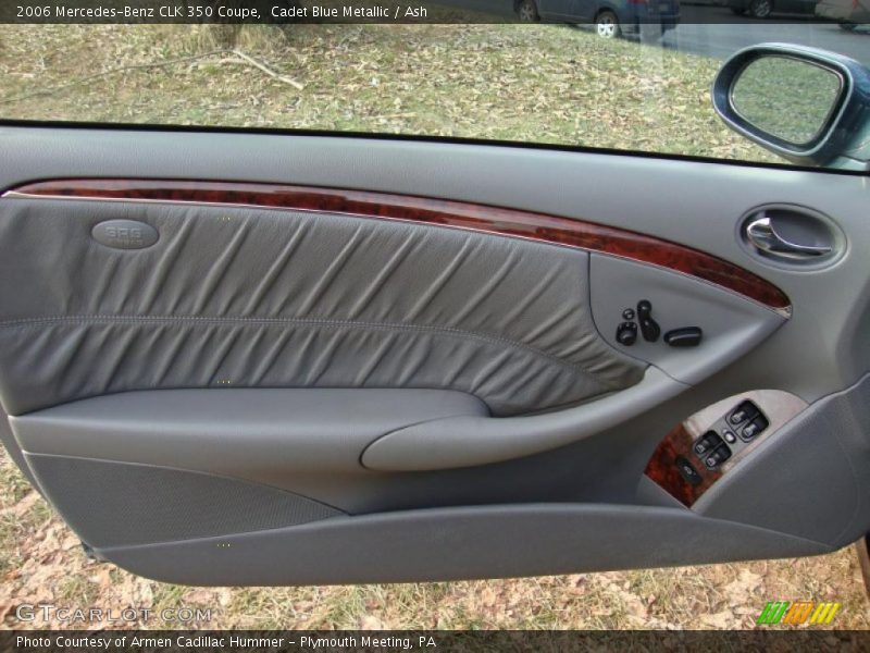 Cadet Blue Metallic / Ash 2006 Mercedes-Benz CLK 350 Coupe