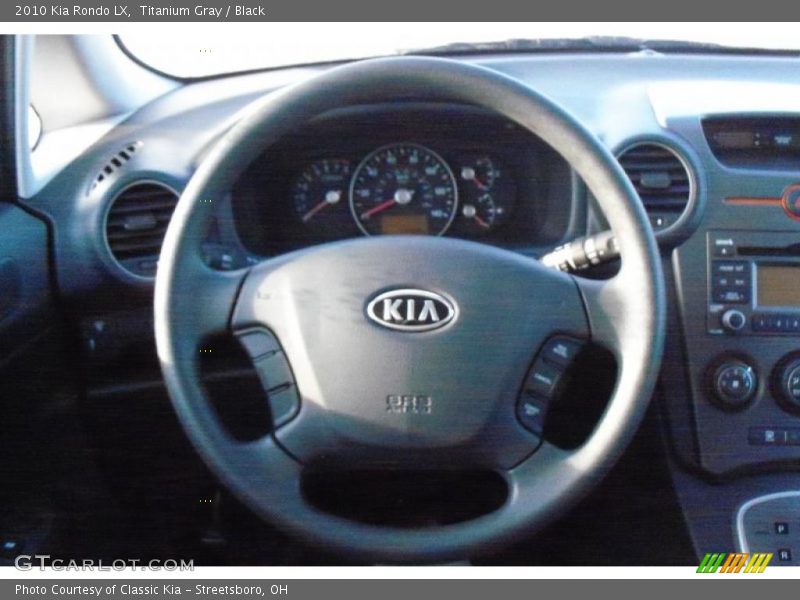 Titanium Gray / Black 2010 Kia Rondo LX