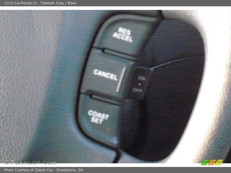 Titanium Gray / Black 2010 Kia Rondo LX