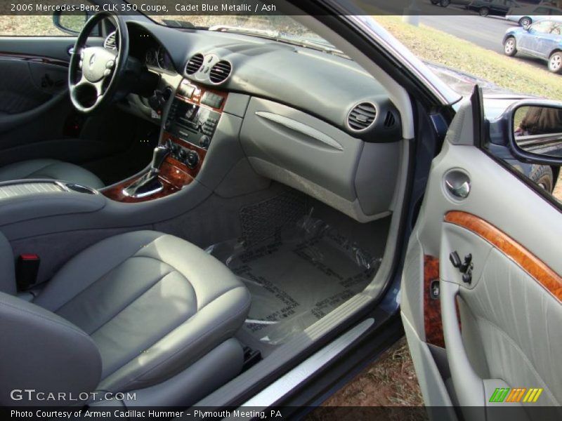 Cadet Blue Metallic / Ash 2006 Mercedes-Benz CLK 350 Coupe