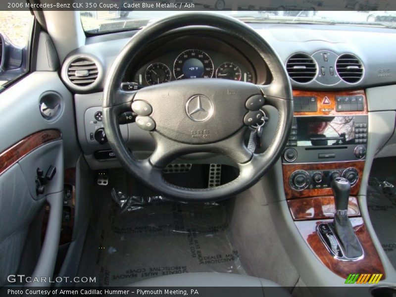 Cadet Blue Metallic / Ash 2006 Mercedes-Benz CLK 350 Coupe