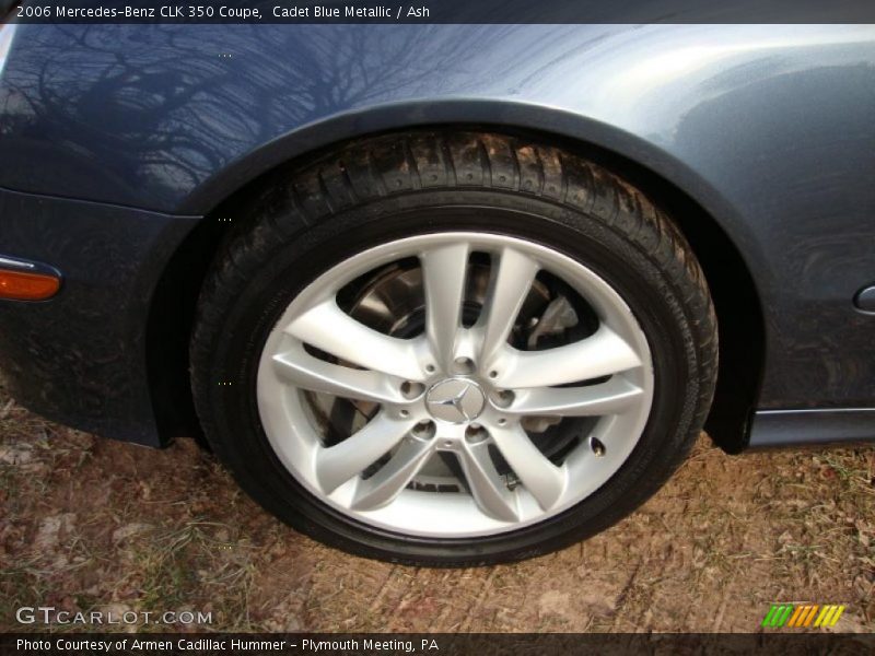 Cadet Blue Metallic / Ash 2006 Mercedes-Benz CLK 350 Coupe