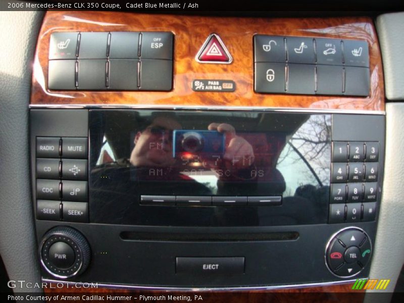 Cadet Blue Metallic / Ash 2006 Mercedes-Benz CLK 350 Coupe