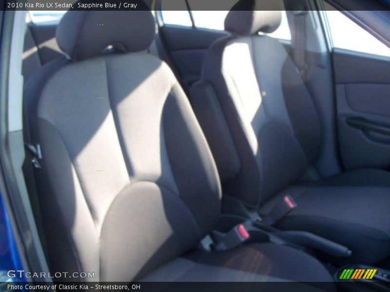 Sapphire Blue / Gray 2010 Kia Rio LX Sedan