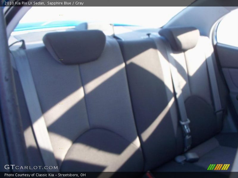 Sapphire Blue / Gray 2010 Kia Rio LX Sedan