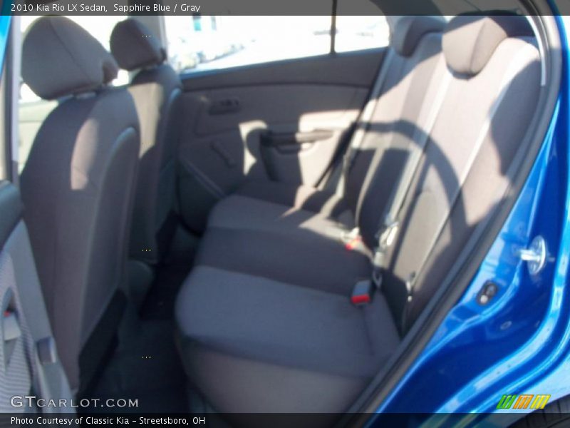 Sapphire Blue / Gray 2010 Kia Rio LX Sedan