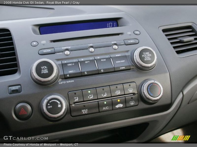 Controls of 2008 Civic EX Sedan