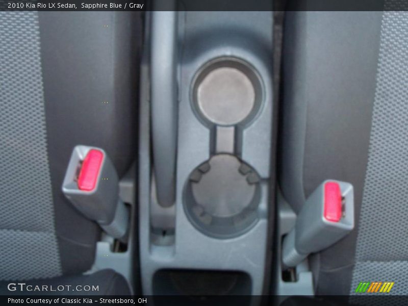 Sapphire Blue / Gray 2010 Kia Rio LX Sedan
