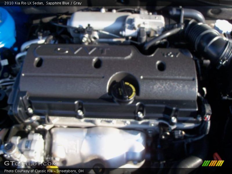 Sapphire Blue / Gray 2010 Kia Rio LX Sedan