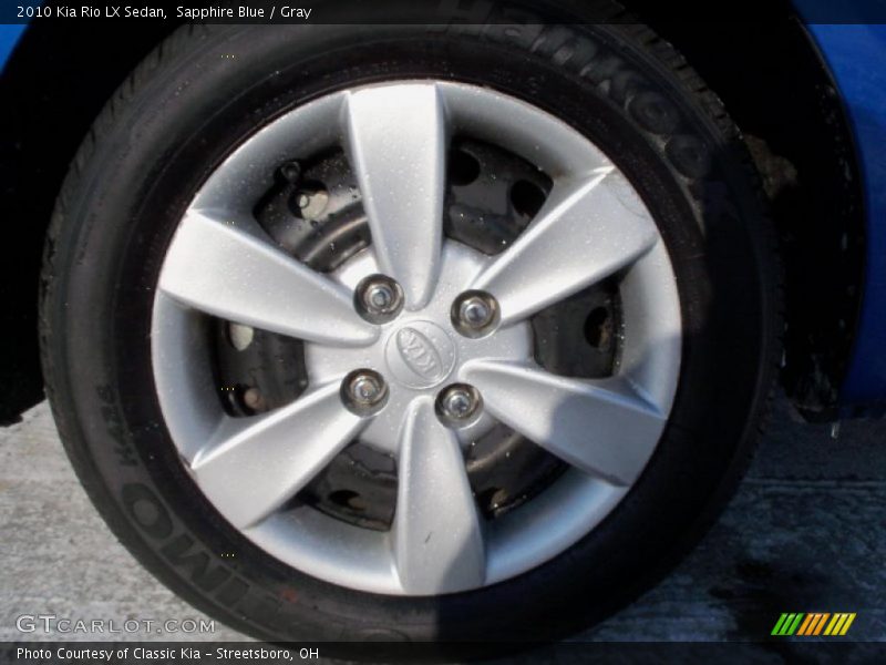 Sapphire Blue / Gray 2010 Kia Rio LX Sedan
