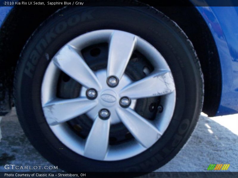 Sapphire Blue / Gray 2010 Kia Rio LX Sedan