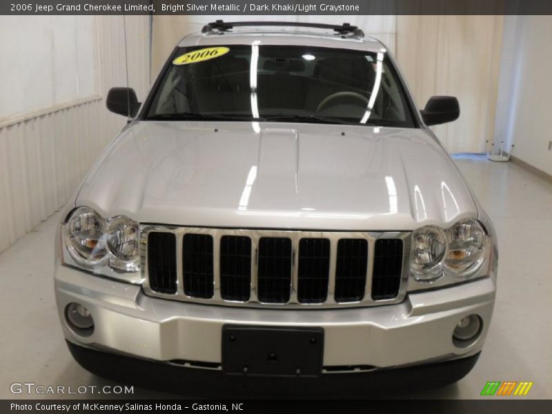 Bright Silver Metallic / Dark Khaki/Light Graystone 2006 Jeep Grand Cherokee Limited