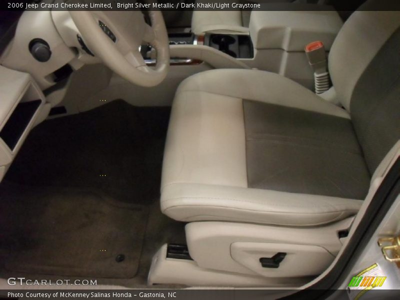 Bright Silver Metallic / Dark Khaki/Light Graystone 2006 Jeep Grand Cherokee Limited
