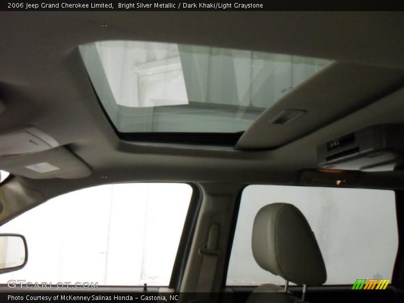 Bright Silver Metallic / Dark Khaki/Light Graystone 2006 Jeep Grand Cherokee Limited